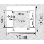 แผ่นฉนวนกันความร้อน สำหรับแผ่นเพลเทียร์ 40mm